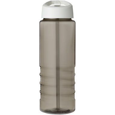 Бутылка спортивная H2O Treble , цвет темно-серый, белый - 21087703- Фото №3