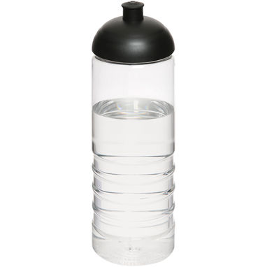 Пляшка спортивна H2O Treble , колір прозорий, суцільний чорний - 21087800- Фото №1