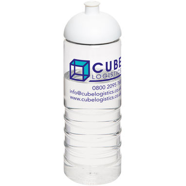 Бутылка спортивная H2O Treble , цвет прозрачный, белый - 21087801- Фото №2