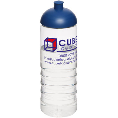 Пляшка спортивна H2O Treble , колір прозорий, синій - 21087802- Фото №2