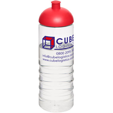 Пляшка спортивна H2O Treble , колір прозорий, червоний - 21087803- Фото №2