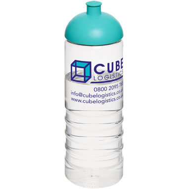 Пляшка спортивна H2O Treble , колір прозорий, колір морської хвилі - 21087805- Фото №2
