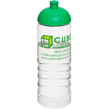 Пляшка спортивна H2O Treble , колір прозорий, зелений - 21087806- Фото №2