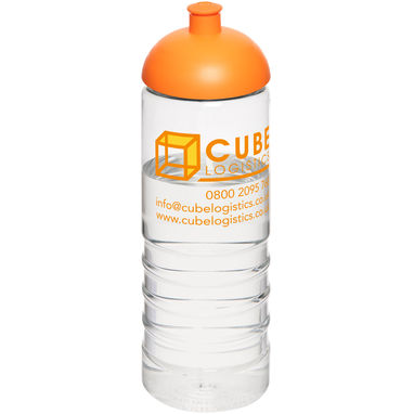 Бутылка спортивная H2O Treble , цвет прозрачный, оранжевый - 21087807- Фото №2