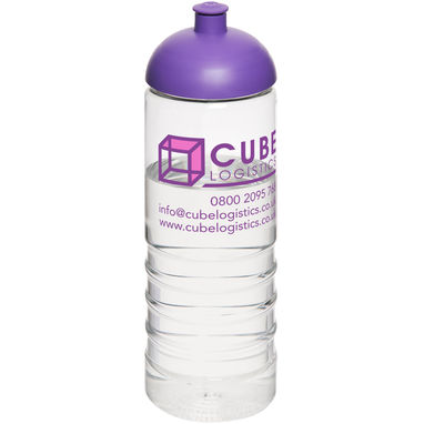 Бутылка спортивная H2O Treble , цвет прозрачный, пурпурный - 21087809- Фото №2