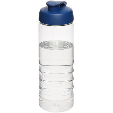 Пляшка спортивна H2O Treble , колір прозорий, синій - 21087902- Фото №1