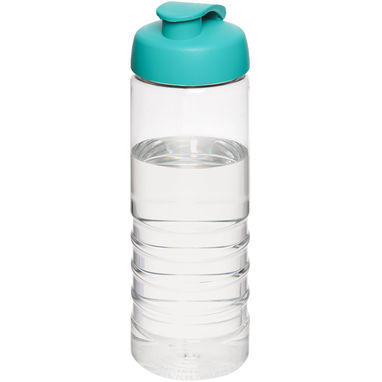 Пляшка спортивна H2O Treble , колір прозорий, колір морської хвилі - 21087905- Фото №1