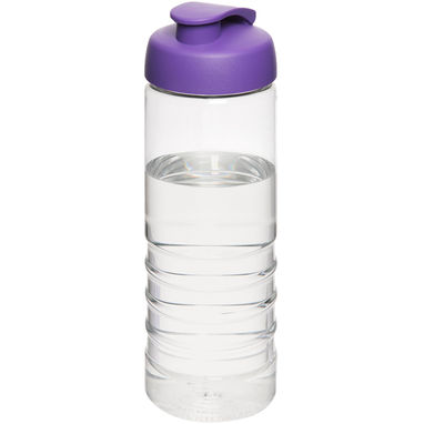 Бутылка спортивная H2O Treble , цвет прозрачный, пурпурный - 21087909- Фото №1