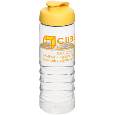 Пляшка спортивна H2O Treble , колір прозорий, жовтий - 21087910- Фото №2