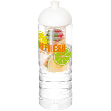 Бутылка H2O Treble , колір прозорий, білий - 21088000- Фото №2
