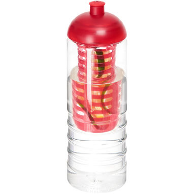 Бутылка H2O Treble , колір прозорий, червоний - 21088002- Фото №1
