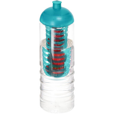 Бутылка H2O Treble , колір прозорий, колір морської хвилі - 21088004- Фото №1