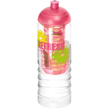 Бутылка H2O Treble , колір прозорий, рожевий - 21088006- Фото №2
