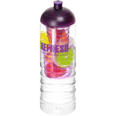 Бутылка H2O Treble , колір прозорий, пурпурний - 21088007- Фото №2