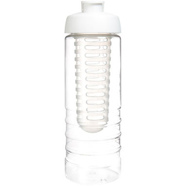 Бутылка H2O Treble , колір прозорий, білий - 21088100- Фото №3
