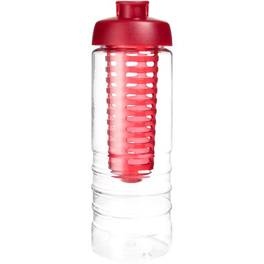 Бутылка H2O Treble , колір прозорий, червоний - 21088102- Фото №3