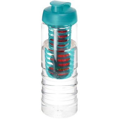 Бутылка H2O Treble , цвет прозрачный, цвет морской волны - 21088104- Фото №1