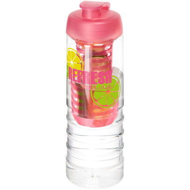 Бутылка H2O Treble , колір прозорий, рожевий - 21088106- Фото №2