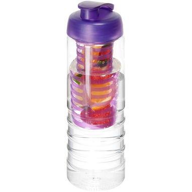 Бутылка H2O Treble , колір прозорий, пурпурний - 21088107- Фото №1