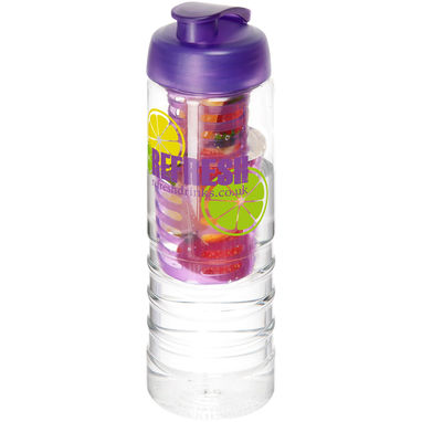 Бутылка H2O Treble , цвет прозрачный, пурпурный - 21088107- Фото №2