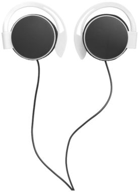 Навушники-кліпси Volcan, колір білий з чорним - 10825101- Фото №2