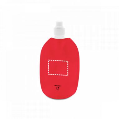 Складная бутылка, цвет красный - 94604-105- Фото №4