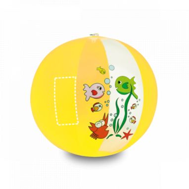 Надувной мяч, цвет желтый - 98259-108- Фото №4