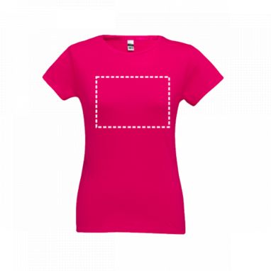 SOFIA. Женская футболка, цвет красный  размер S - 30106-105-S- Фото №3