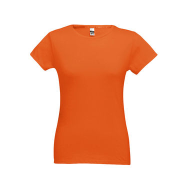 SOFIA. Женская футболка, цвет оранжевый  размер S - 30106-128-S- Фото №2