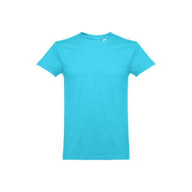 ANKARA. Мужская футболка, цвет водный-голубой  размер L - 30110-144-L- Фото №2