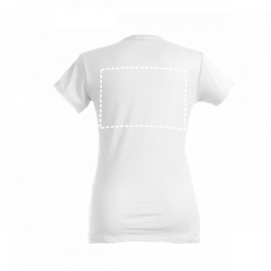 ANKARA WOMEN. Женская футболка, цвет белый  размер L - 30113-106-L- Фото №7