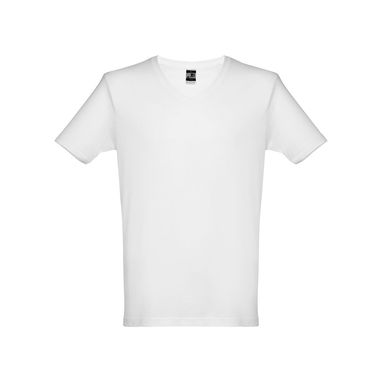 ATHENS. Мужская футболка, цвет белый  размер M - 30115-106-M- Фото №2