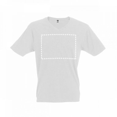ATHENS. Мужская футболка, цвет белый  размер M - 30115-106-M- Фото №3