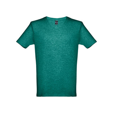 ATHENS. Мужская футболка, цвет матовый зеленый  размер L - 30116-199-L- Фото №2