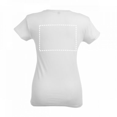 ATHENS WOMEN. Женская футболка, цвет белый  размер L - 30117-106-L- Фото №7