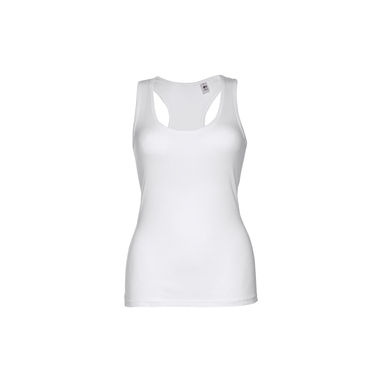TIRANA. Женская футболка безрукавка, цвет белый  размер L - 30119-106-L- Фото №2