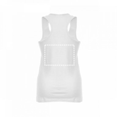 TIRANA. Женская футболка безрукавка, цвет белый  размер L - 30119-106-L- Фото №5