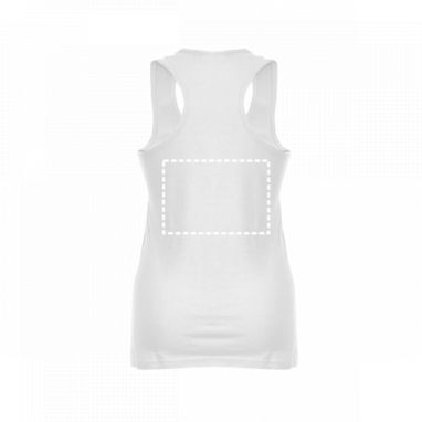 TIRANA. Женская футболка безрукавка, цвет белый  размер L - 30119-106-L- Фото №6