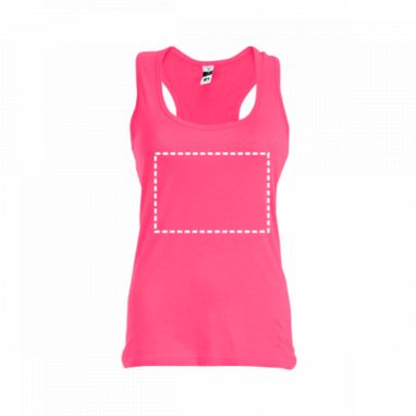 TIRANA. Женская футболка безрукавка, цвет красный  размер S - 30120-105-S- Фото №4