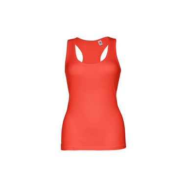 TIRANA. Женская футболка безрукавка, цвет коралловый  размер S - 30120-178-S- Фото №2