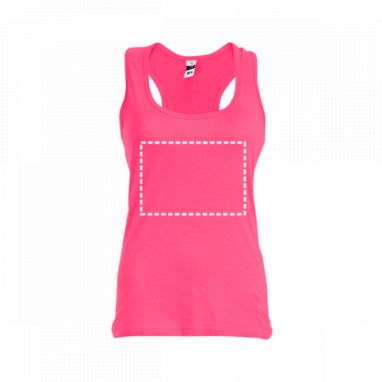 TIRANA. Женская футболка безрукавка, цвет фуксия  размер M - 30120-102-M- Фото №3