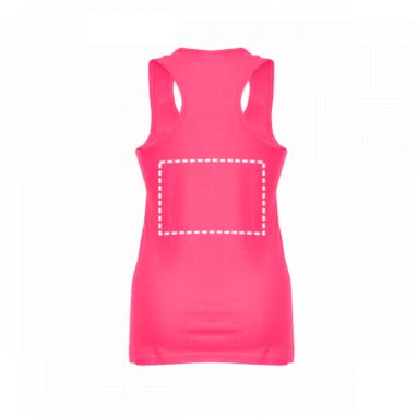 TIRANA. Женская футболка безрукавка, цвет коралловый  размер XL - 30120-178-XL- Фото №5