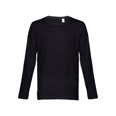 THC BUCHAREST. Чоловіча футболка з довгими рукавами, колір чорний  розмір L - 30124-103-L- Фото №2