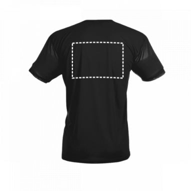 THC NICOSIA. Чоловіча спортивна футболка, колір чорний  розмір L - 30127-103-L- Фото №7