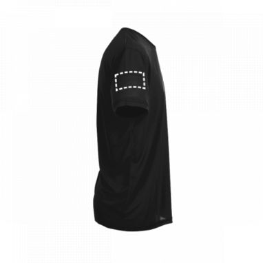 THC NICOSIA. Чоловіча спортивна футболка, колір чорний  розмір M - 30127-103-M- Фото №5