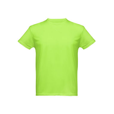 NICOSIA. Мужская техническая футболка, цвет зеленый неоновый  размер M - 30127-179-M- Фото №2