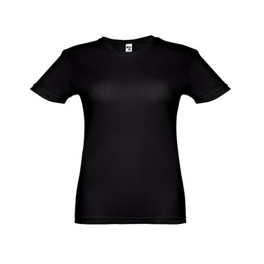 NICOSIA WOMEN. Женская техническая футболка, цвет черный  размер S - 30128-103-S- Фото №2