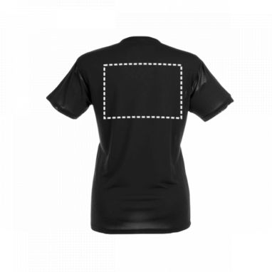 NICOSIA WOMEN. Женская техническая футболка, цвет черный  размер S - 30128-103-S- Фото №7