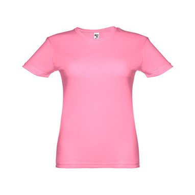 NICOSIA WOMEN. Женская техническая футболка, цвет розовый неоновый  размер S - 30128-162-S- Фото №2
