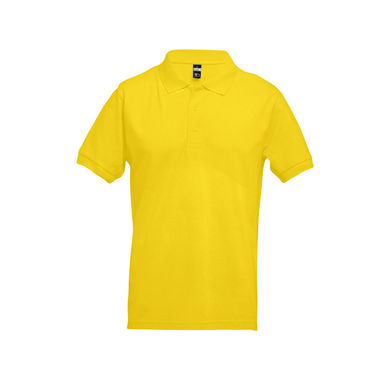 THC ADAM. Чоловіче поло, колір жовтий  розмір S - 30131-108-S- Фото №2